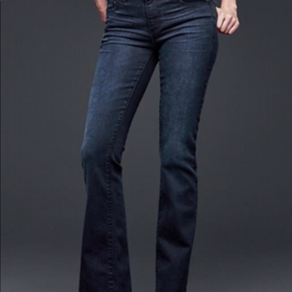 Gap Perfect Boot Darkwash Jeans 33R